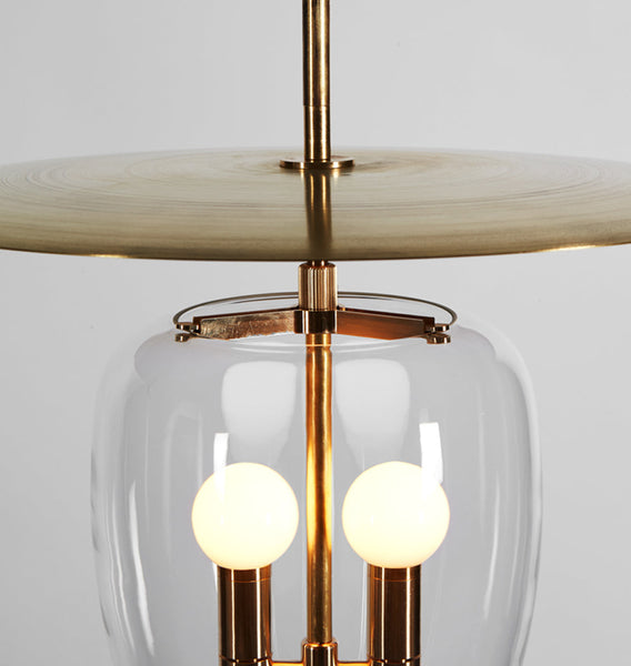Brass bell pendant light cheap