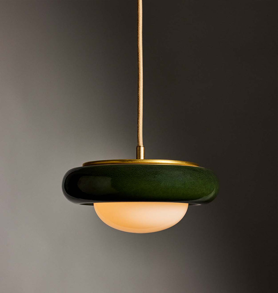 Humboldt Pendant 01 - Ceramic (Royal Green)