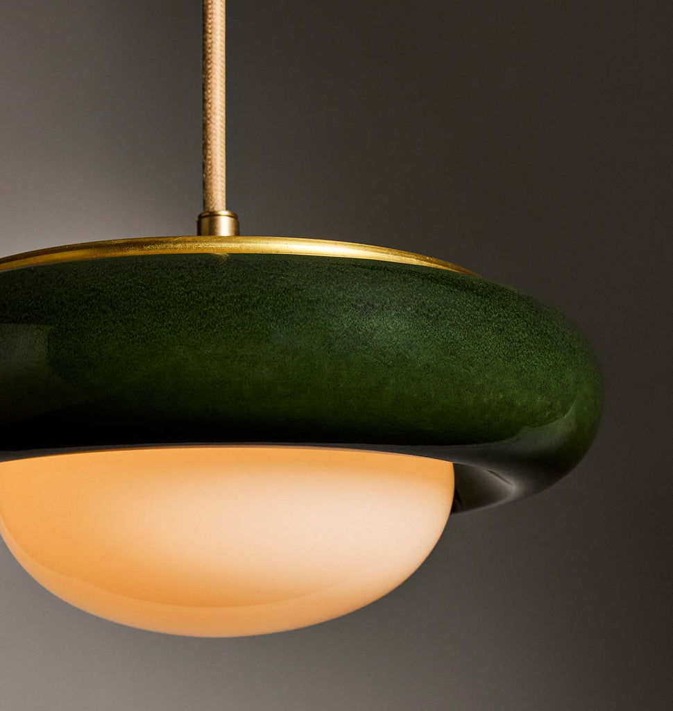 Humboldt Pendant 01 - Ceramic (Royal Green)