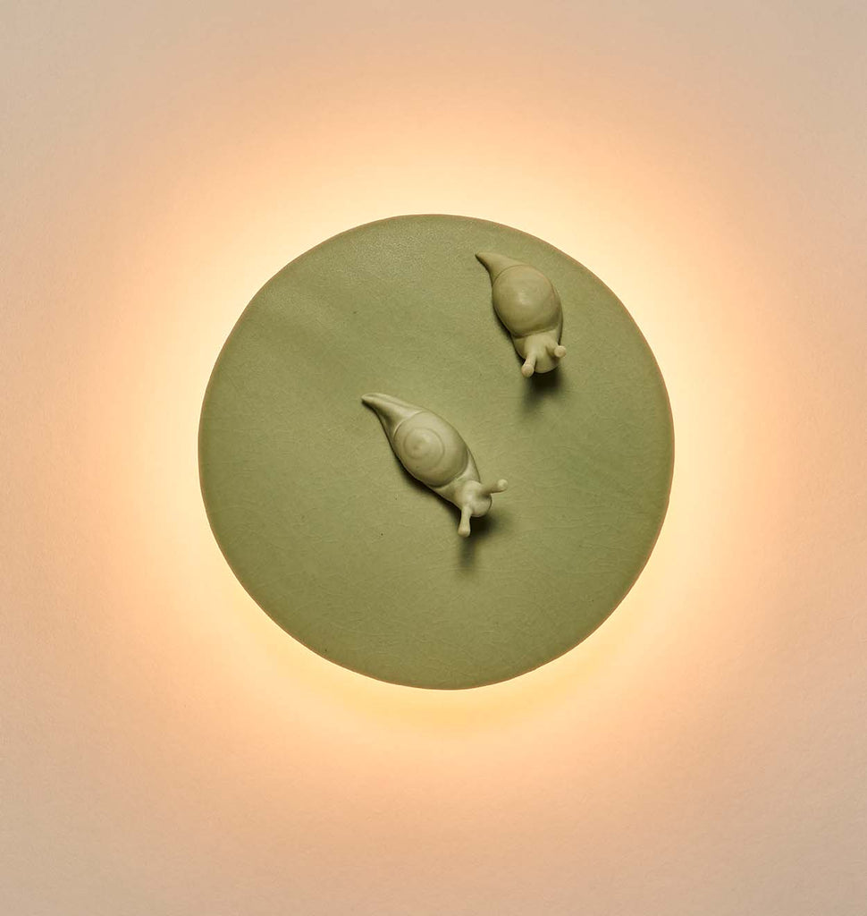 Pith Sconce - Snail III - Light On