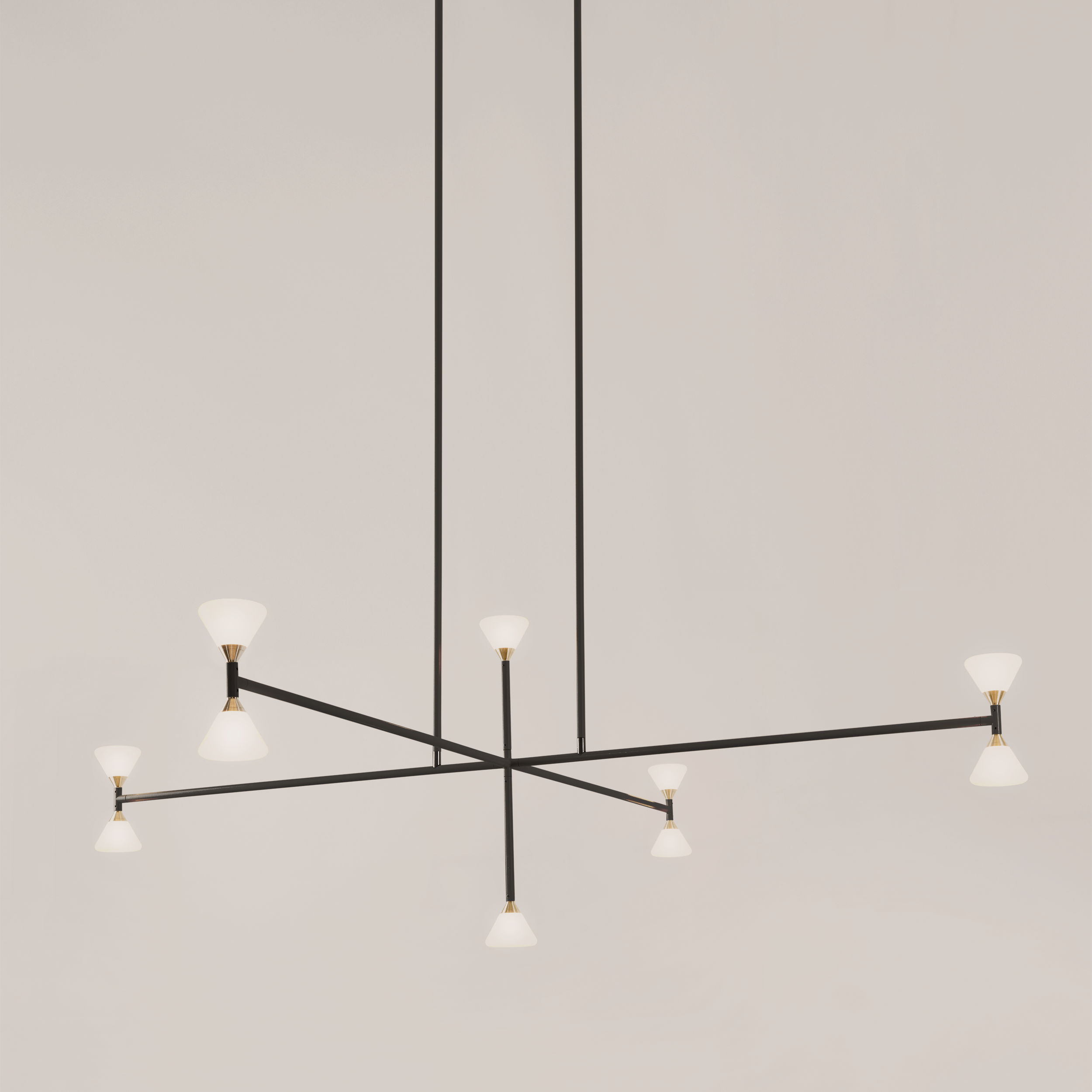 Apollo | Chandelier - Vertical - 10 Lights | McKenzie & Keim