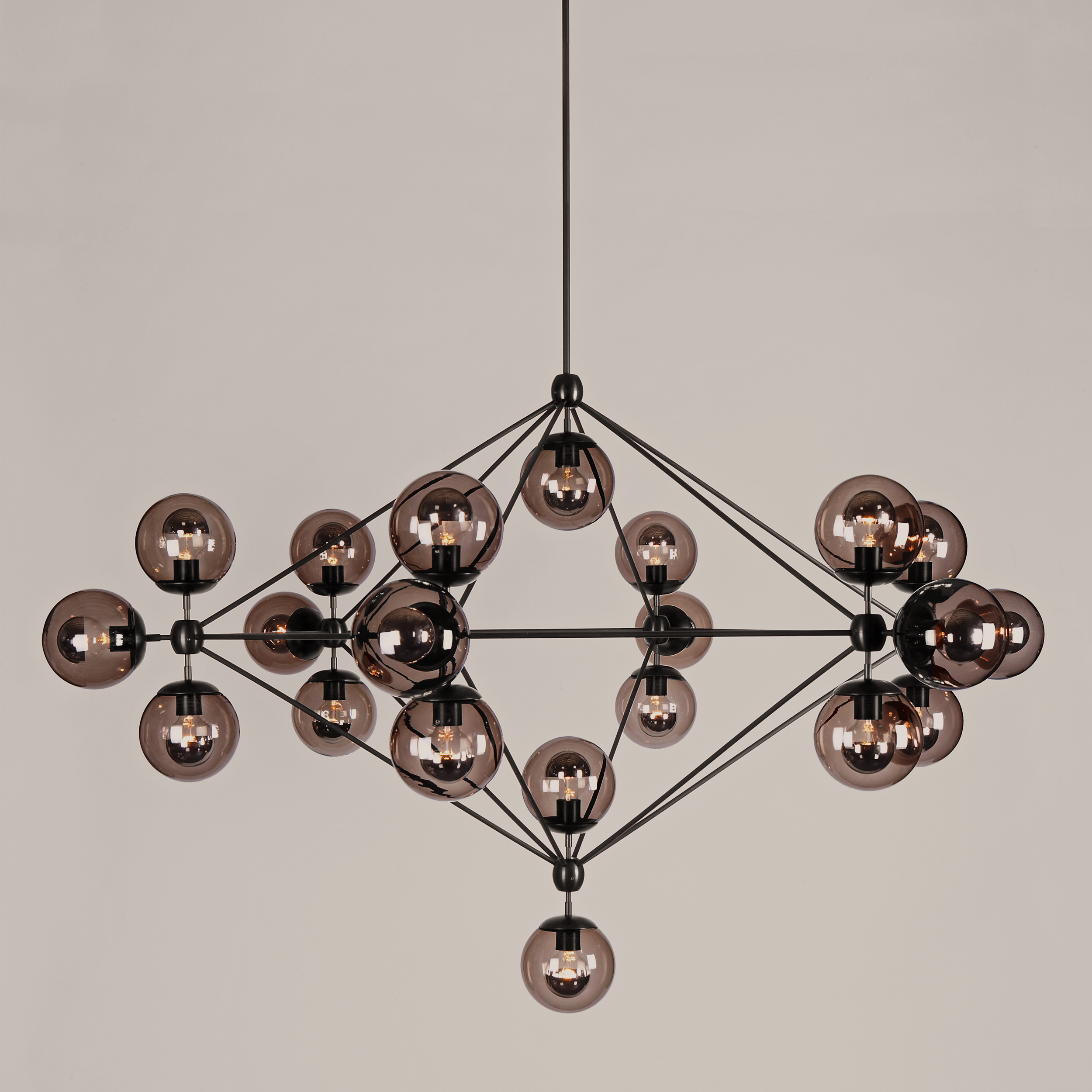 Modo | Chandelier - 6 Sided, 21 Globes | Jason Miller – Roll & Hill