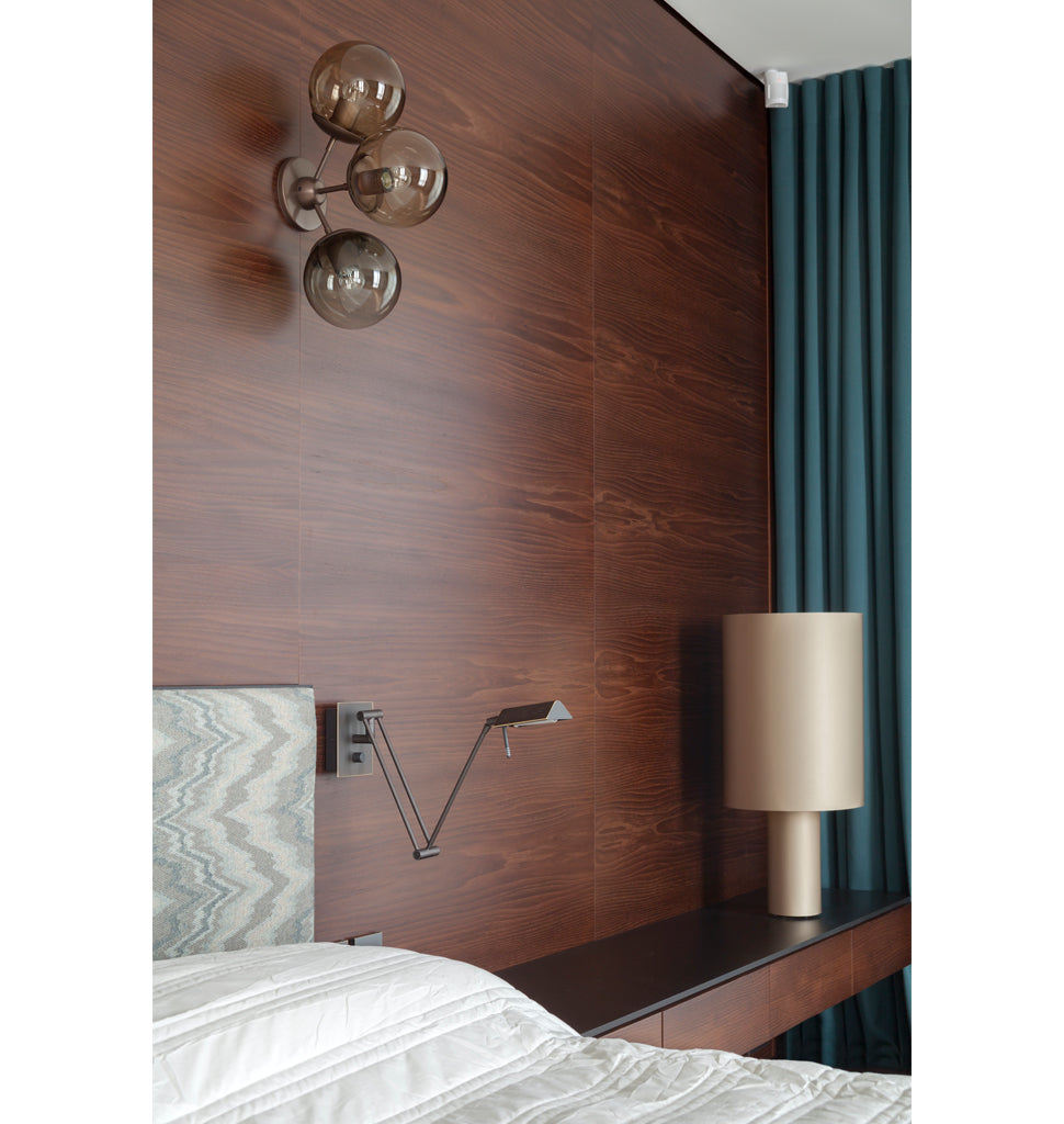 Sconce - 3 Globes (Bronze/Smoke) — Moscow, Russia. Interior by Form Bureau. Image by Dmitry Chebanenko