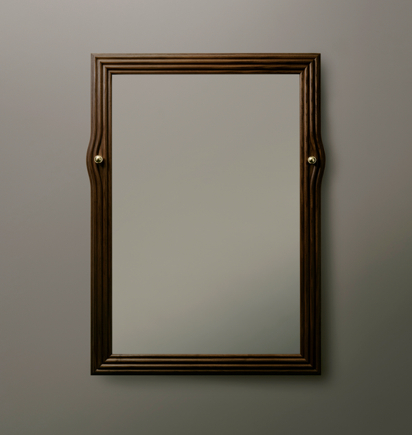 Bend Mirror - 36 x 24 - Black Walnut