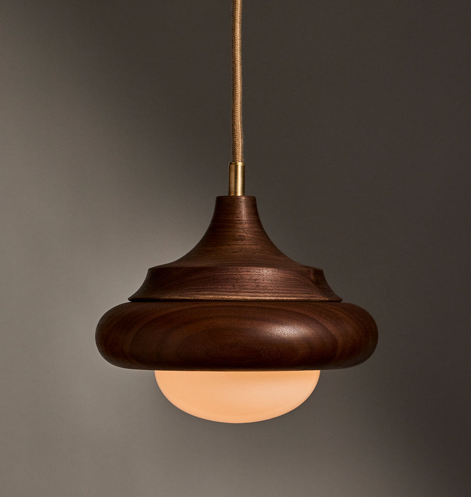 Humboldt Pendant 02- Wood (Black Walnut)