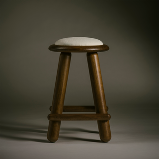 Checa Counter Stool   Black Walnut
