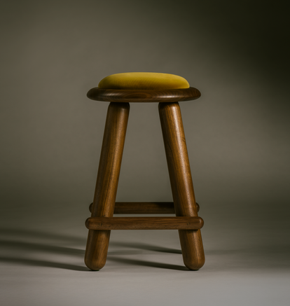てつ BACCHUS STOOL Checa | Counter Stool | Jackrabbit Studio – Roll & Hill