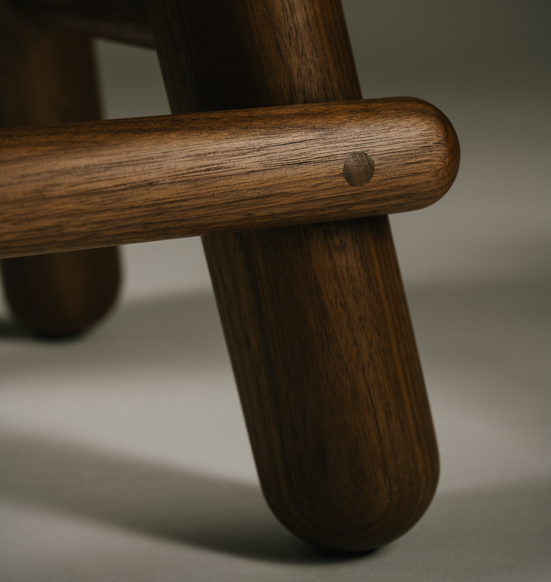 Checa Counter Stool - Black Walnut