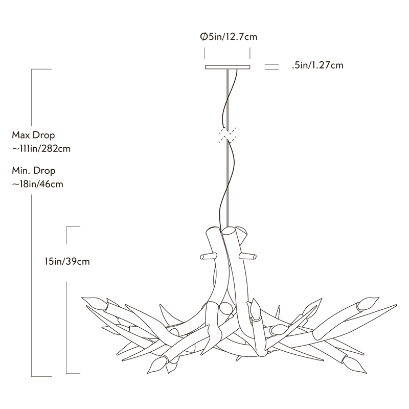 Superordinate Antler | Chandelier - 6 Antlers | Jason Miller Superordinate Antler | Chandelier - 6 Antlers | Jason Miller