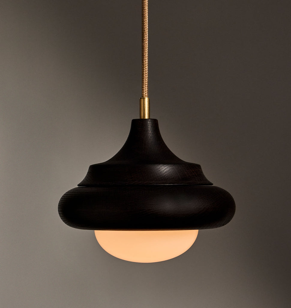 Humboldt Pendant 02- Wood (Ebonized Oak)