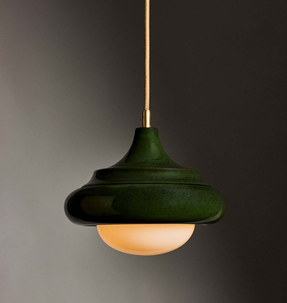 Humboldt Pendant 02 - Ceramic (Royal Green)