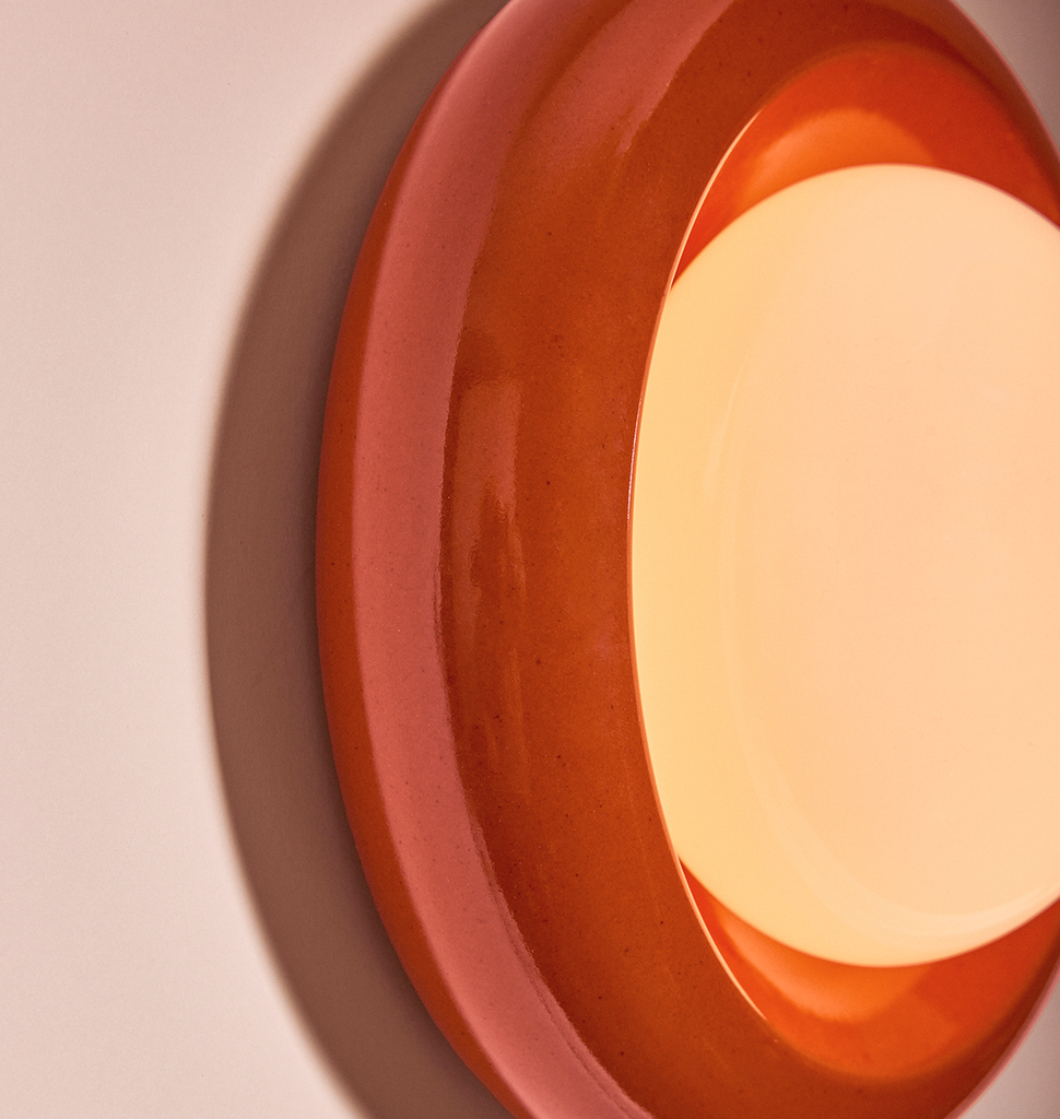 Humboldt Sconce - Ceramic (Cayenne)