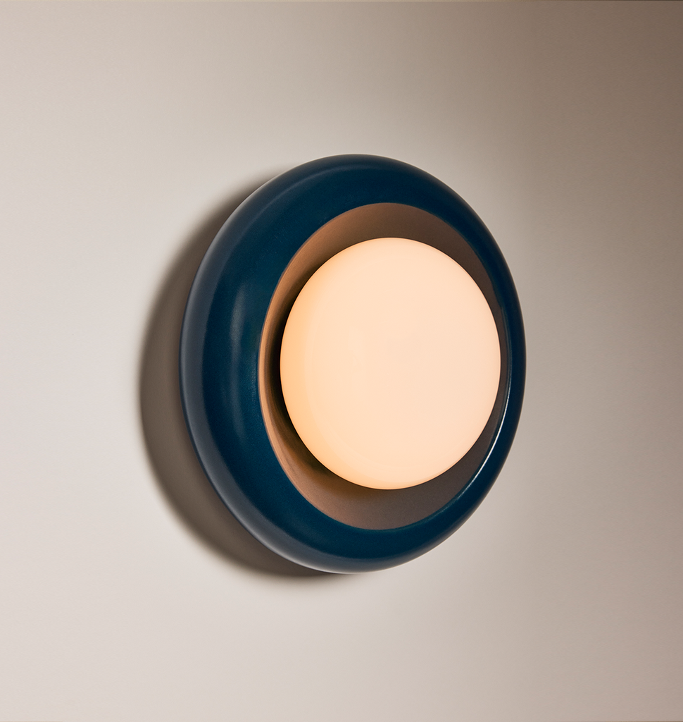 Humboldt Sconce - Ceramic (Harbor Blue)