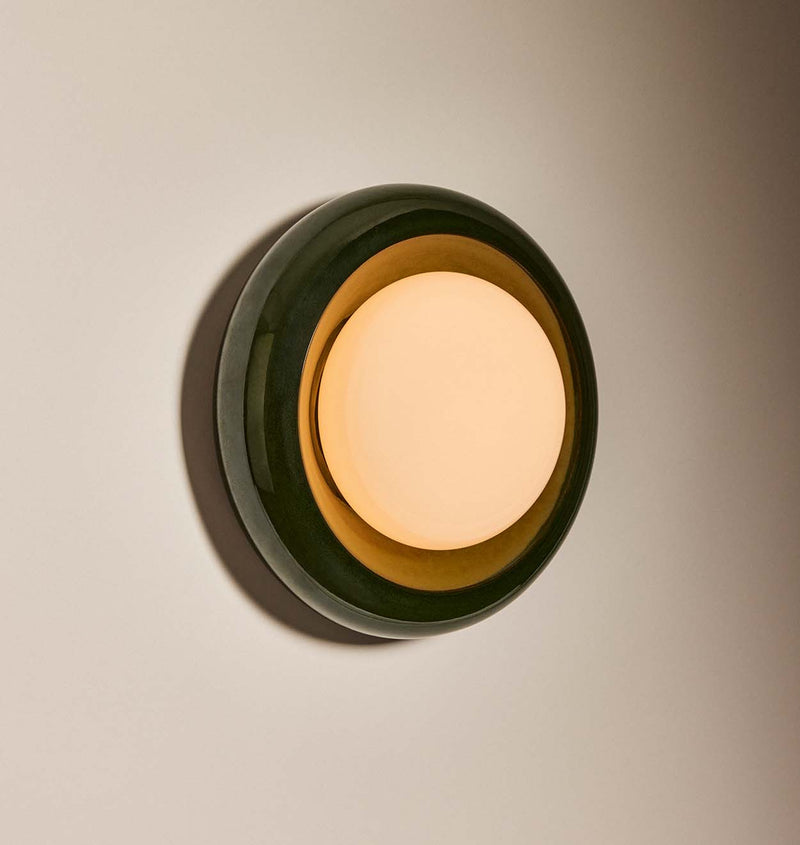 RG Humboldt Sconce - Ceramic (Royal Green)