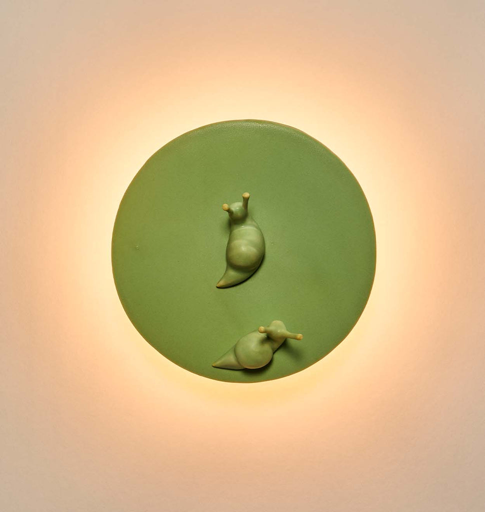 Pith Sconce - Snail II - Light On