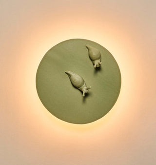 Pith Sconce   Snail III   Light On
