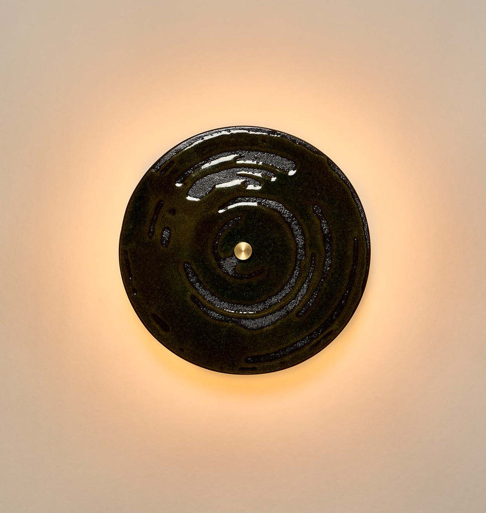 Pith Sconce - Spiral- Light On