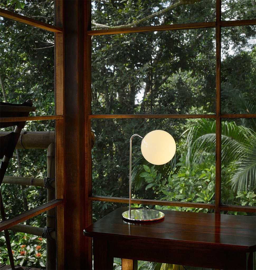 Desk Lamp (Polished nickel/Cream) — Private residence, Costa Rica