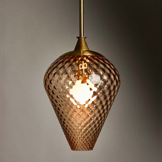 The Roll & Hill Pendant 02   Tulip (Peach/Pineapple   Brass)
