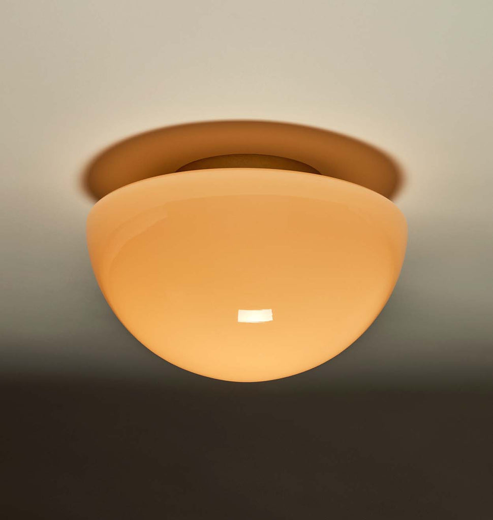 Pearl Surface Mount - Cased Peach - Brass