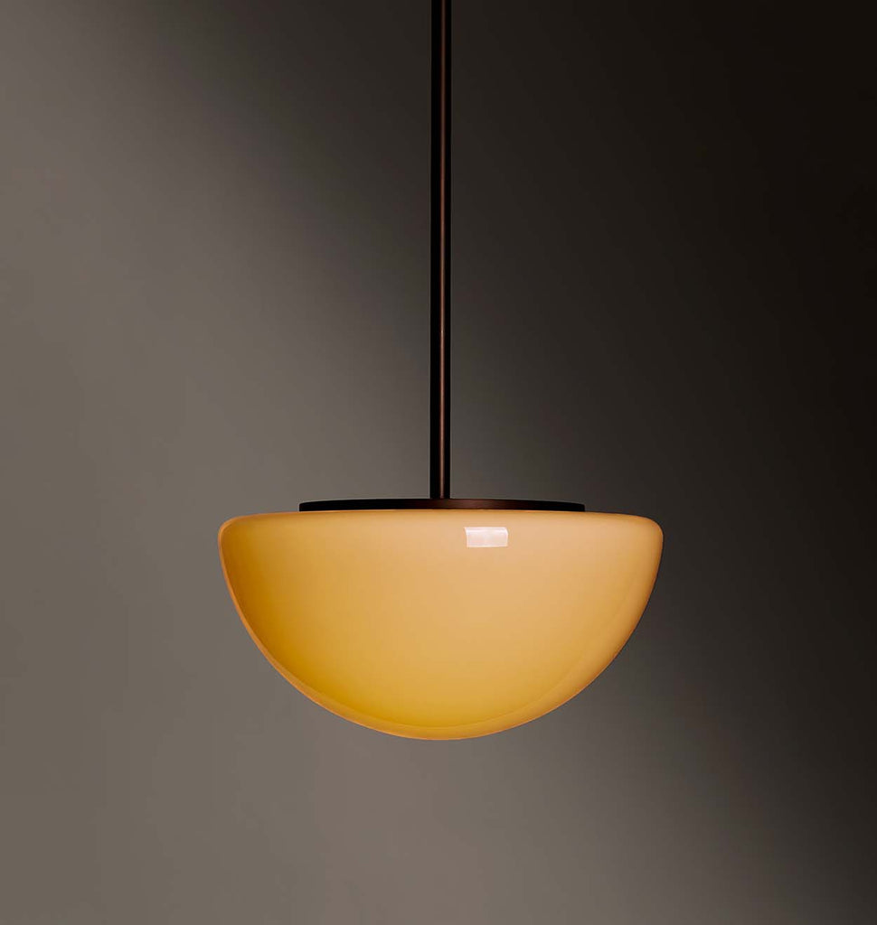 Pearl Pendant - Cased Fume - Oil Rubbed Bronze