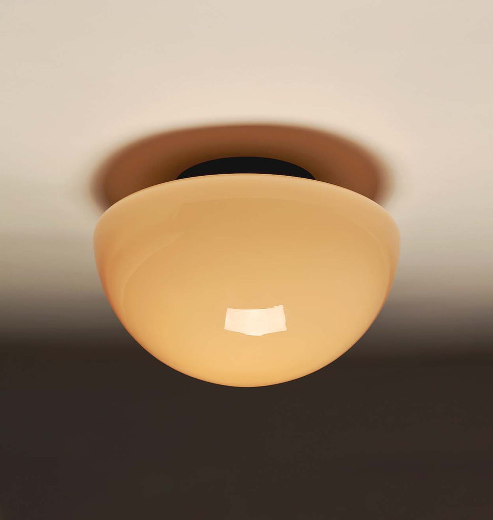 Pearl Surface Mount - Cased Peach - Oil Rubbed Bronze