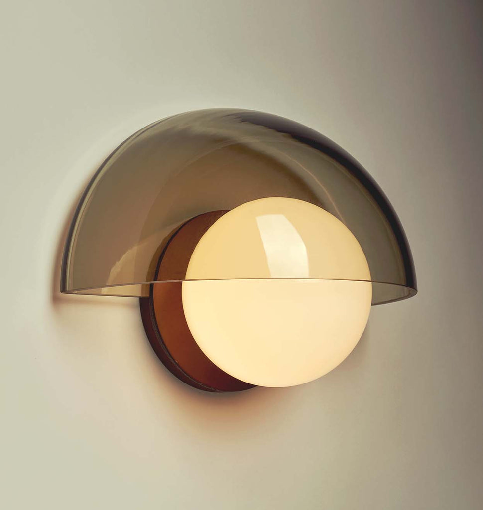 Pearl Sconce - Fume - Oil Rubbed Bronze