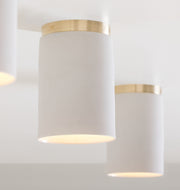Surface Ceiling Mount - Ceramic (Unlacquered Brushed Brass)