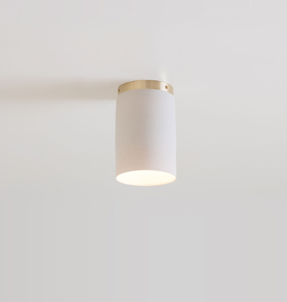 Surface Ceiling Mount - Ceramic (Unlacquered Brushed Brass)