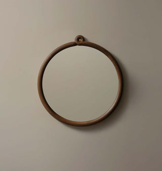 Knot Mirror 16"  Black Walnut
