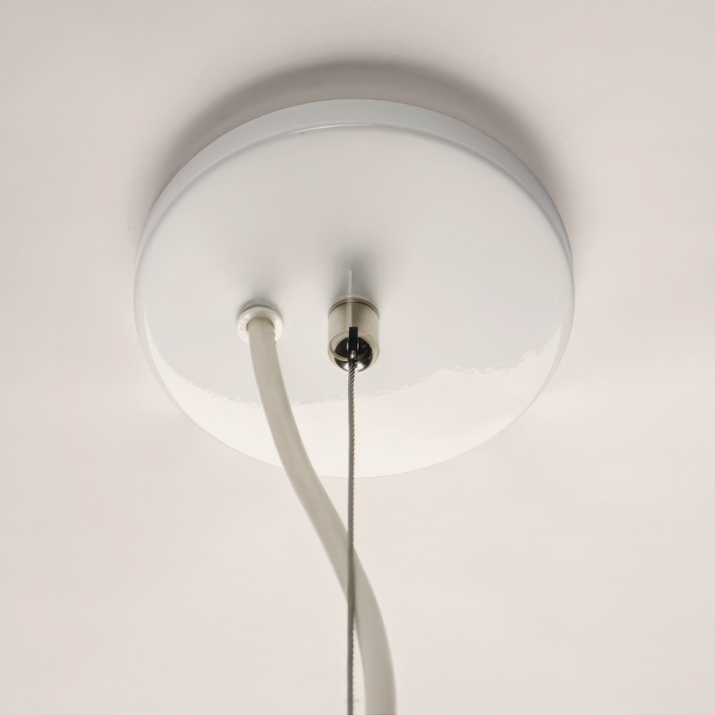 Chandelier - 12 Antlers (White) Canopy