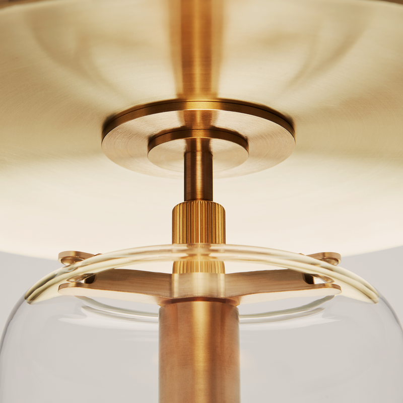 Bell Ceiling Mount - Brass Clear