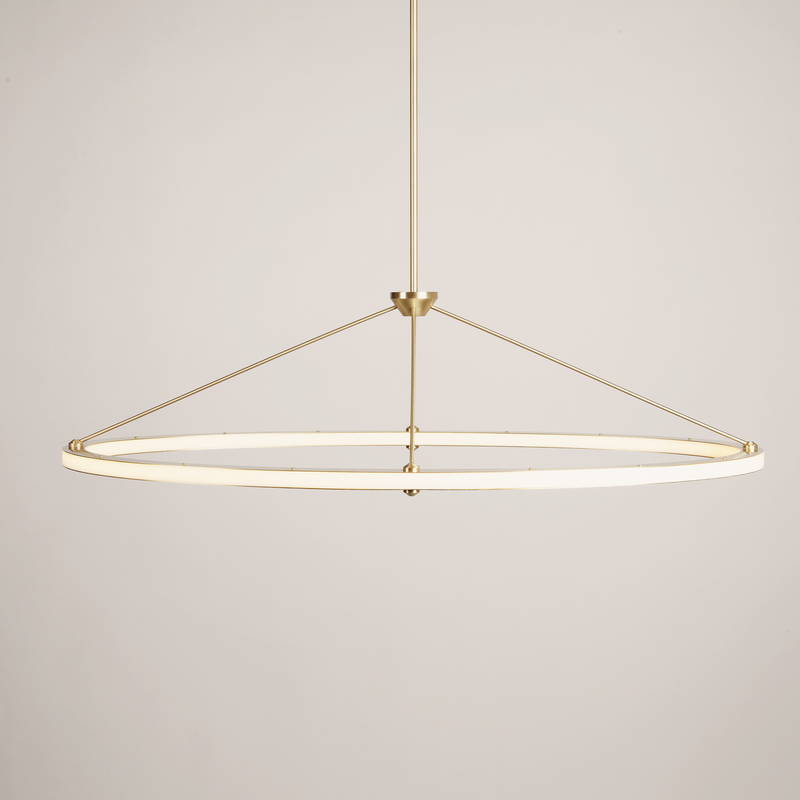 Halo Oval - Brass