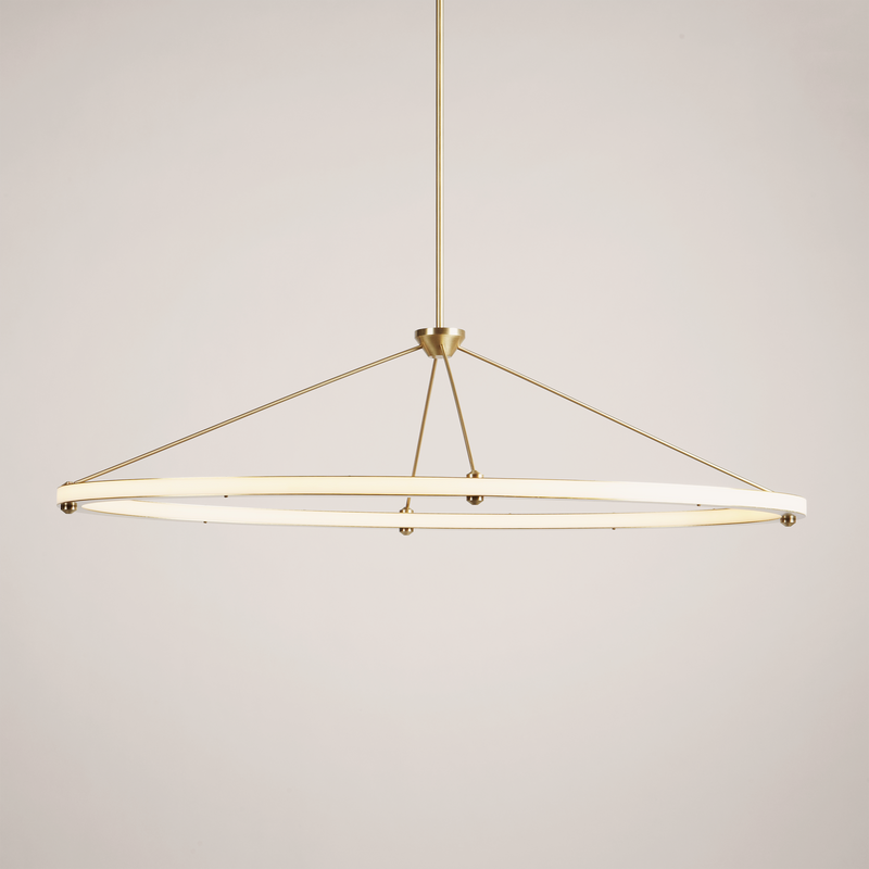 Halo Oval - Brass