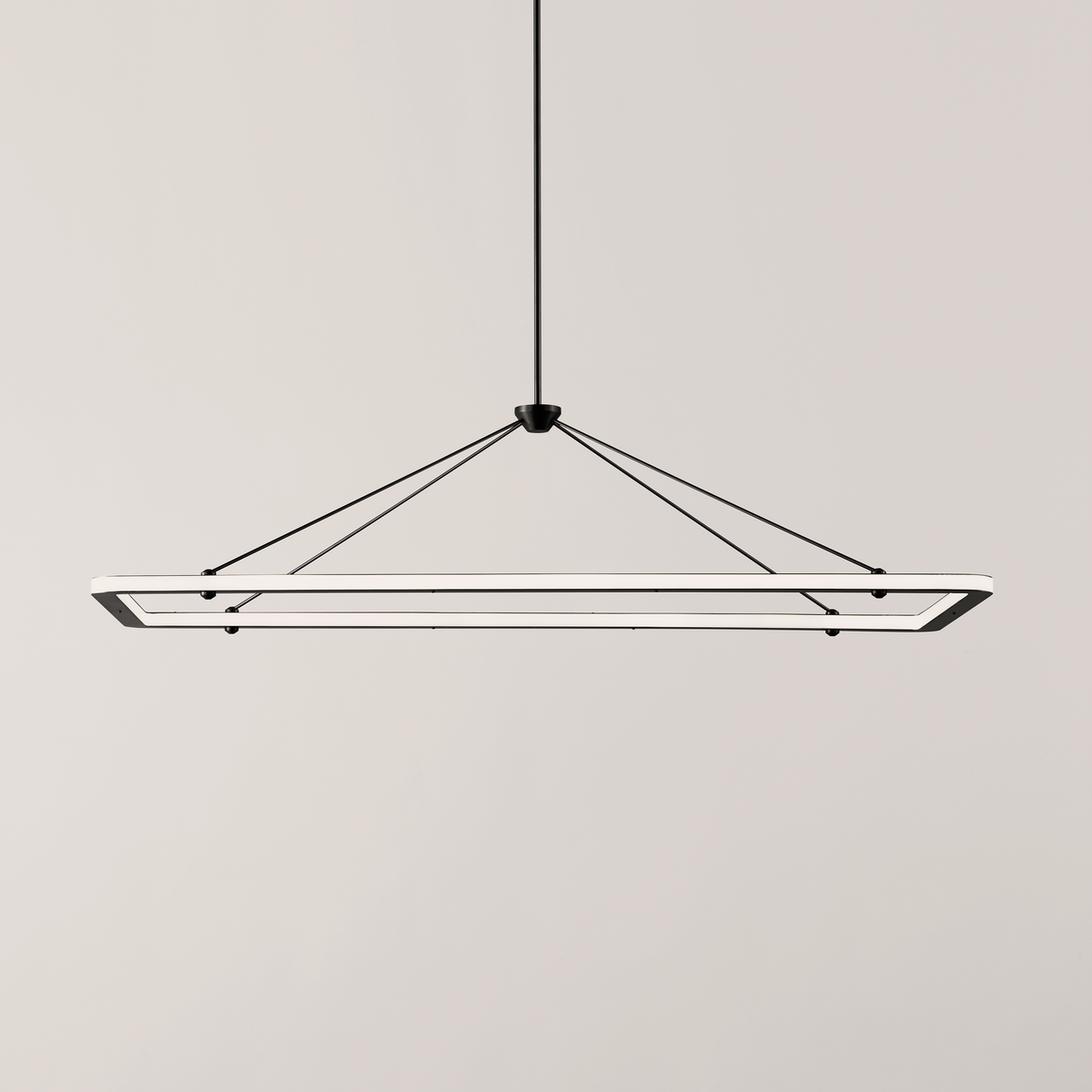 Halo | Rectangle Pendant - 58 inches | Paul Loebach – Roll & Hill