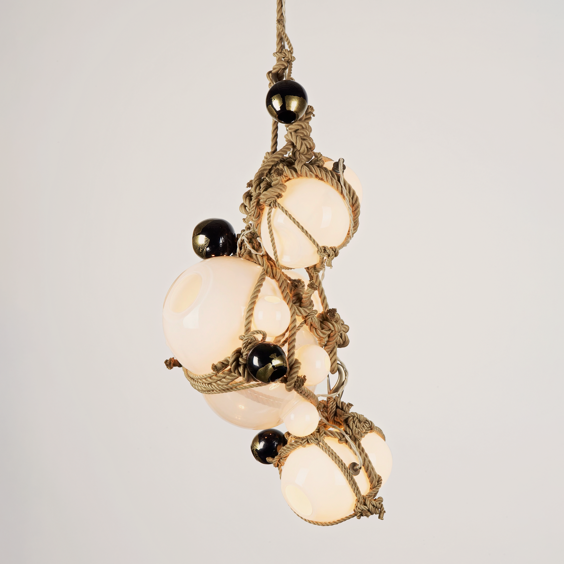 Knotty Bubbles | Chandelier - 1 Lg, 2 Sm Bubbles, 5 Barnacles
