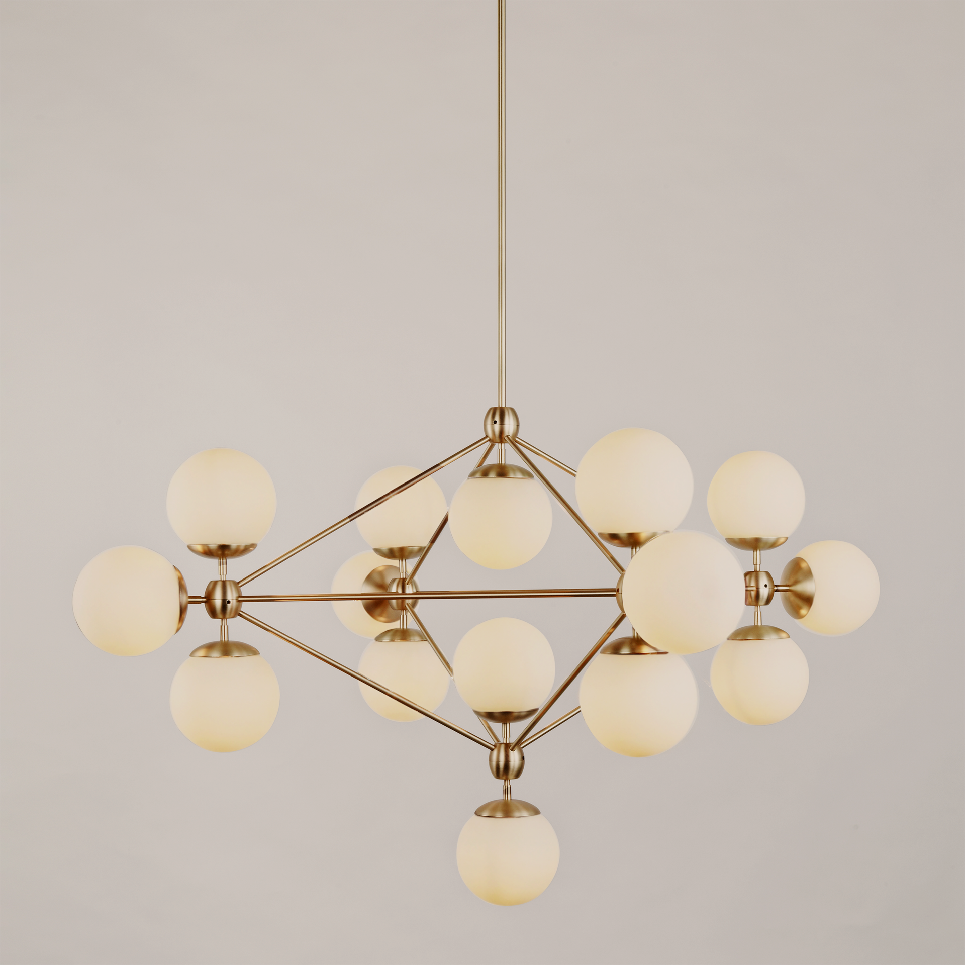 Modo | Chandelier - 4 Sided, 15 Globes | Jason Miller – Roll & Hill