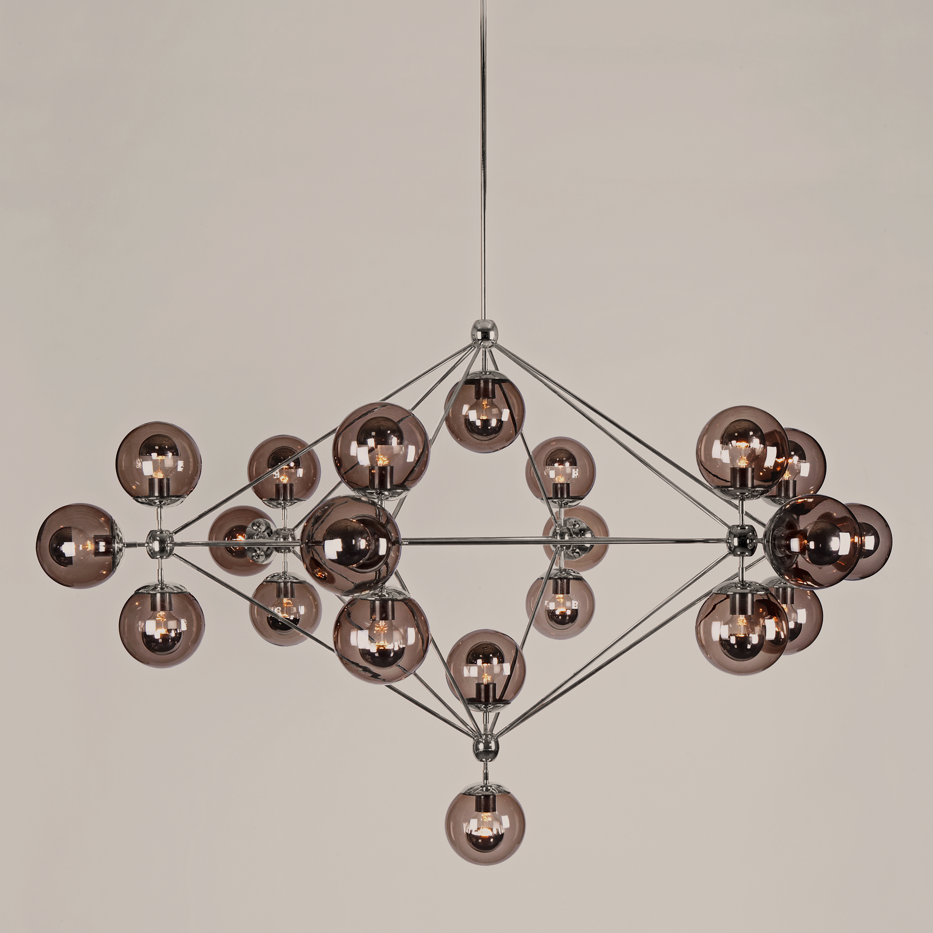 Modo | Chandelier - 6 Sided, 21 Globes | Jason Miller – Roll & Hill