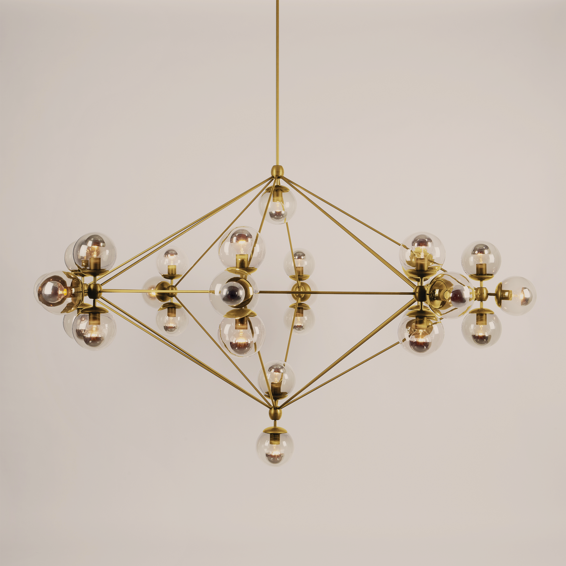 Modo | Chandelier - 8 Sided, 27 Globes | Jason Miller – Roll & Hill