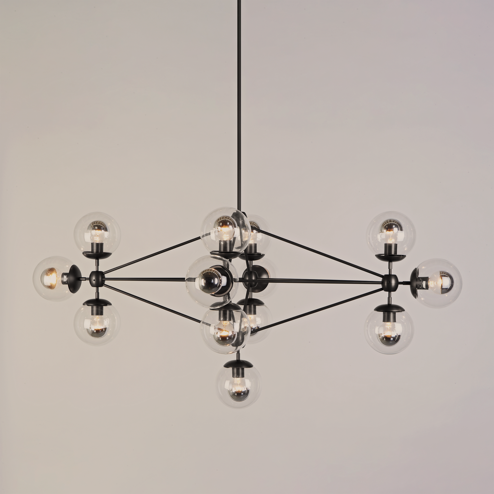 Modo | Chandelier - Diamond, 13 Globes | Jason Miller – Roll & Hill