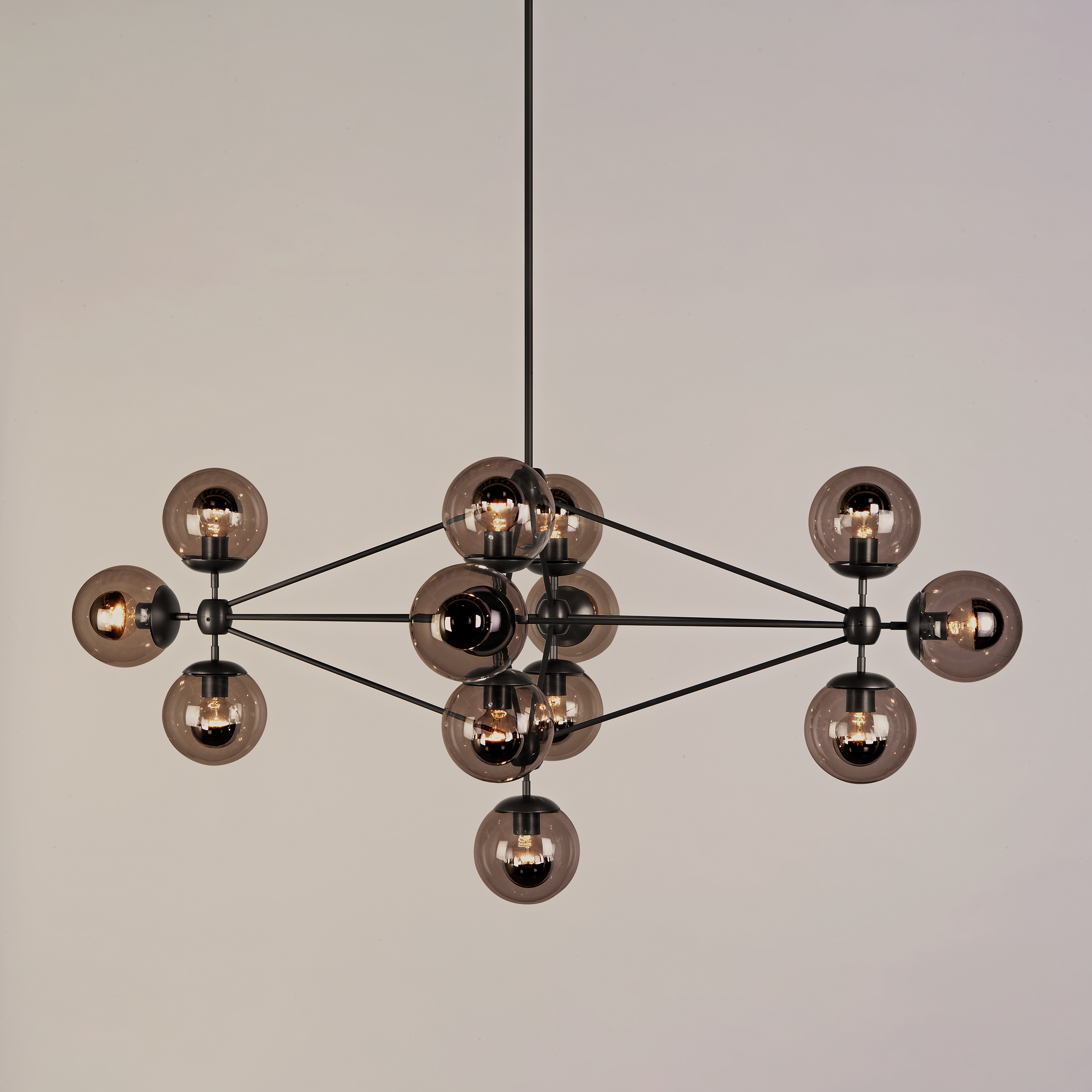 Modo | Chandelier - Diamond, 13 Globes | Jason Miller – Roll & Hill