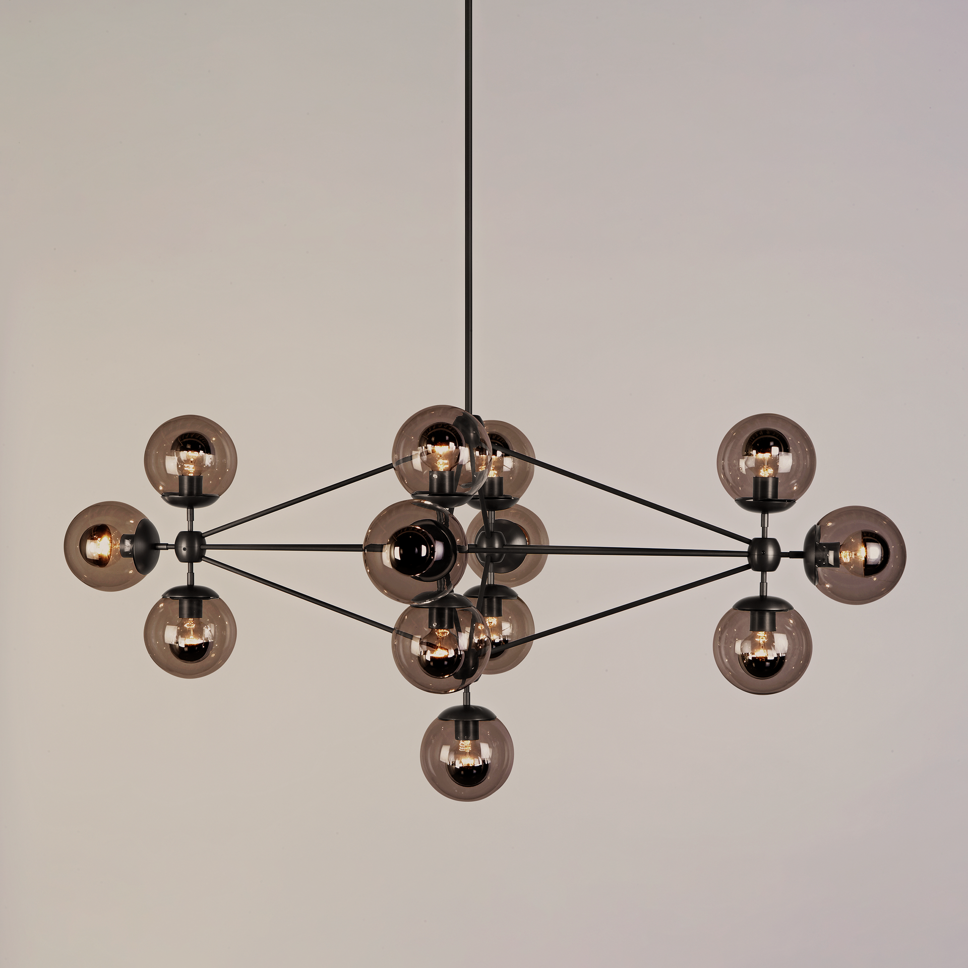 Modo | Chandelier - Diamond, 13 Globes | Jason Miller – Roll & Hill