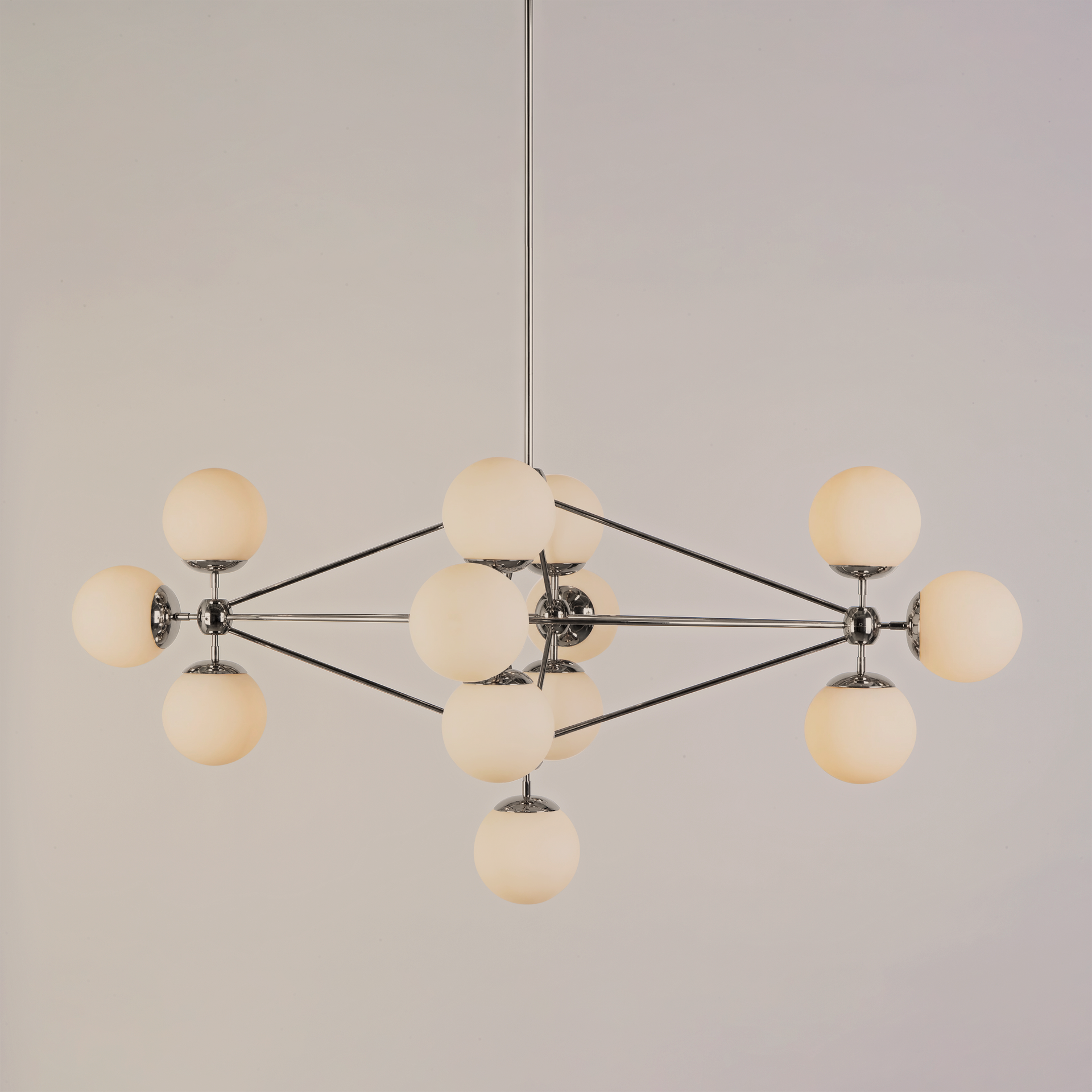 Modo | Chandelier - Diamond, 13 Globes | Jason Miller – Roll & Hill