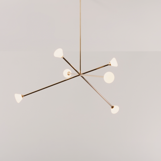 Nova | Chandelier - 6 Lights | McKenzie & Keim – Roll & Hill