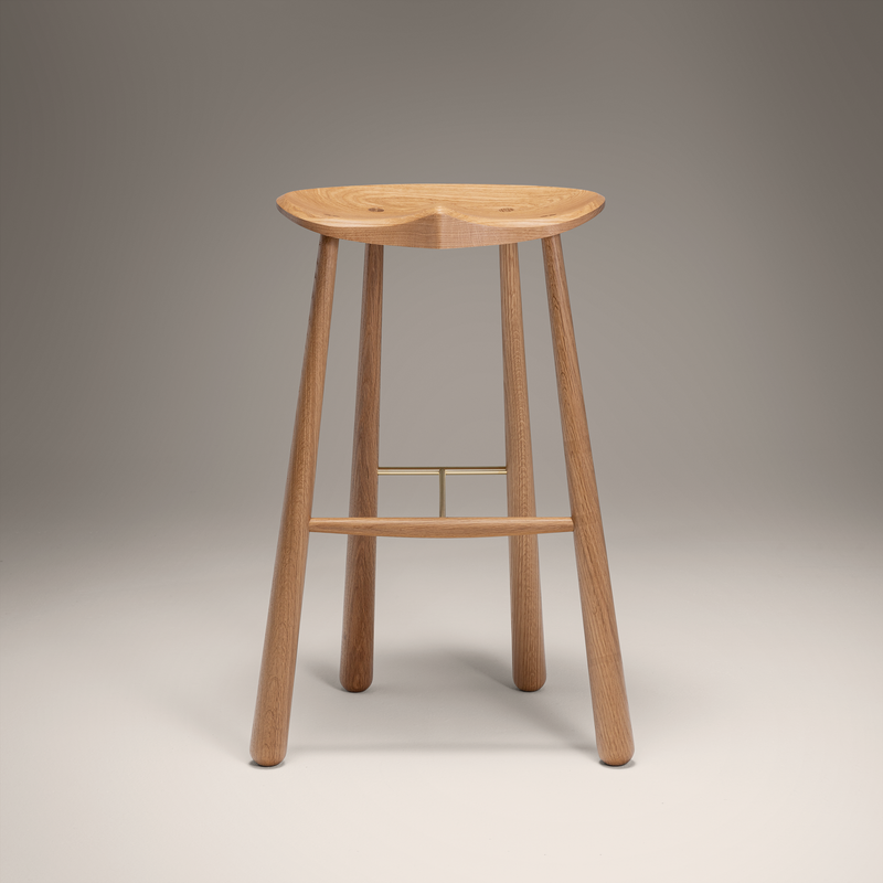 Taper Stool Bar - Oak