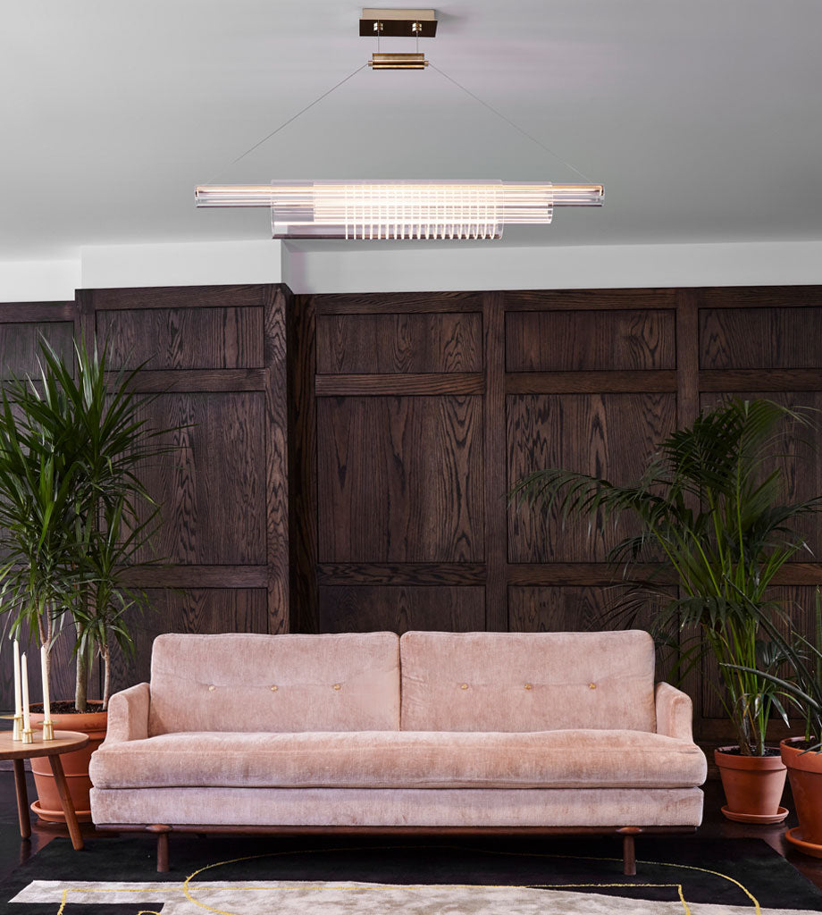 Pendant 03 (Polished Brass) — Roll & Hill Showroom, New York City. Image by Joseph De Leo