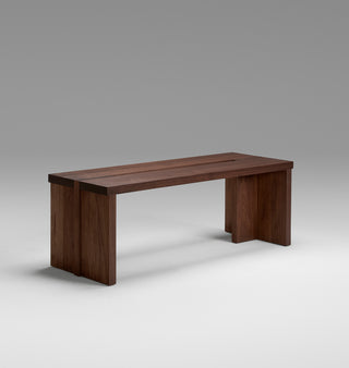 Grange Bench   48 inch (Black Walnut)
