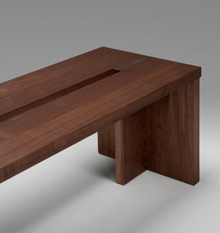 Grange Bench   60 inch (Black Walnut)

