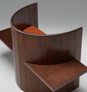 Sit, Set Chair (Black walnut / Caramel leather)