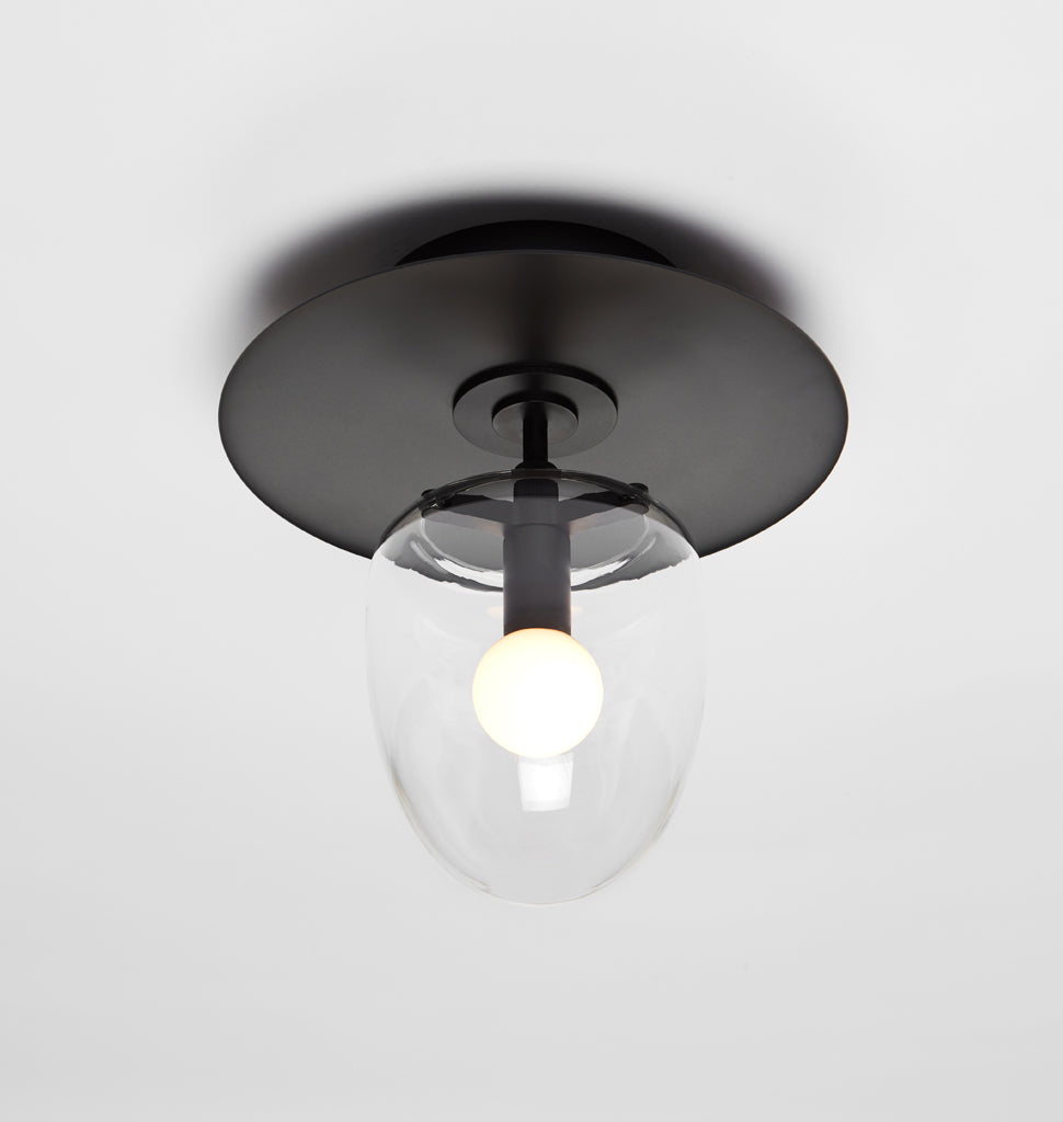 Bell black sale flush mount light